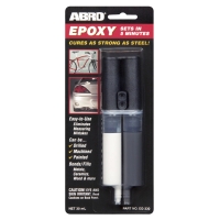 ABRO Клей эпоксидный в шприце серый EG-330