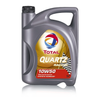 Cинтетическое моторное масло total quartz racing 10w50 5l