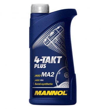 Полусинтетическое масло Mannol 4-Takt PLUS 1л