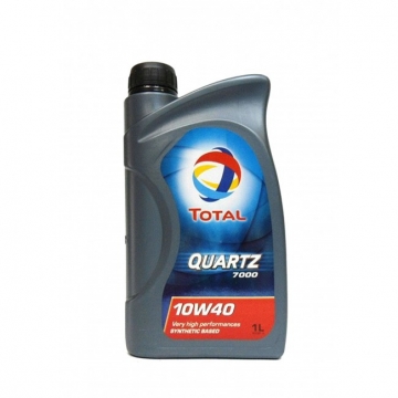 Полусинтетическое моторное масло Total Ouartz 7000 10w40  SL/CF 1л