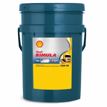 Моторное масло SHELL Rimula R5 E 10W40 20л