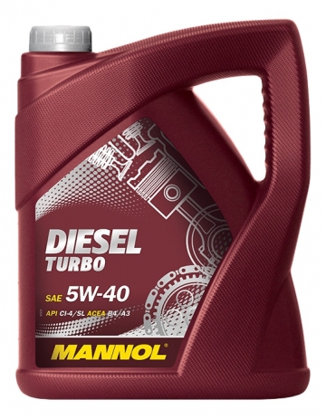 Моторное масло Mannol Diesel Turbo 5w40 5л