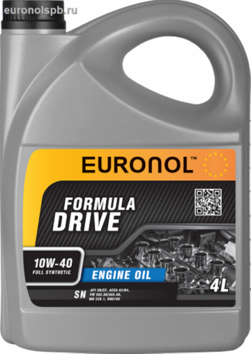 EURONOL DRIVE FORMULA 10w-40 SN 4L