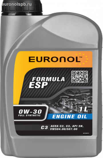 EURONOL ESP FORMULA 0w-30 С3 1L