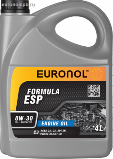Моторное масло EURONOL JP FORMULA 0w-20 ILSAC GF-5 4L