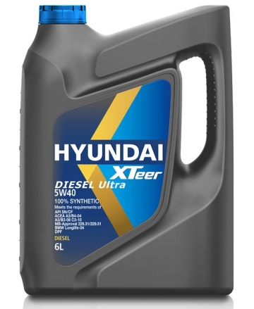 Масло HYUNDAI XTeer Diesel Ultra 5W40 (4л)