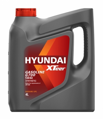 Масло HYUNDAI XTeer Gasoline G700 5W40 (4л)