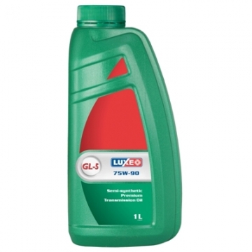 Трансмиссионное масло Luxe 75W-90 GL-5 полусинтетика 1л
